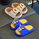Children's slippers for boys summer 2026 new outer wear thick-soled sports beach non-slip slippers for boys khaki size 30-31 inner length 19CM