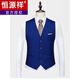 Hengyuanxiang white casual suit men's no-iron business formal wear Korean version slim two-button suit plus size jacket dark blue (suit + pants) 2XL recommended 130-145Jin Jin equals 0.5 kg