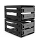 Antiac P101 hard disk cage is suitable for 3.5-inch HDD or 2.5-inch SSD hard disk expansion slot 2 hard disk space hard disk cage