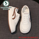 Woodpecker genuine leather white shoes for women 2026 spring and autumn new versatile student soft-soled sports and leisure sneakers, brown 36