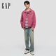 GAP men's 2026 spring new cotton multi-pocket loose stand-up collar long-sleeved jacket casual and versatile 854128