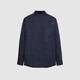 Jiumuwang shirt men's 26 spring new quality wool series tops, the same style as the mall, slim version + dark night black + FS1610122 43 (180/104B)