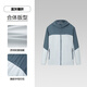 Heilan House (HLA) Jacket Men's 26 New Style Hooded Sleeves Lightweight Sun Protection Jacket Men's Summer HWJAJ2F103A Blue Gray Sleeves A3 M 170/88A Recommended 125~136 Jin Jin equals 0.5 kg