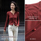 Demana temperament V-neck sweater, spring and autumn, light and mature sister layered with slimming temperament sweater for women