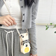 Tongrubi Dongbai Dog Coin Wallet is suitable for p60 Huawei mate50/40pro mobile phone case 70/80 crossbody Honor 90Pr white-Zhengmen Dog Coin Wallet + oblique strap Huawei nova 11