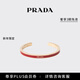 PRADA/Prada Gift Women's Metal Bracelet Fire Engine Red/Gold L