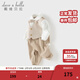 DAVE&BELLA newborn romper 2026 spring new baby boy onesie children's fake two-piece cotton baby pajamas khaki ready stock 59cm (recommended height 52-59cm)