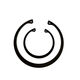 CLCEY thickened hole German standard DIN472 hole retaining ring inner elastic retaining ring 65MN220420 Specifications230