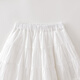 MARC&JANIE Marc Jenny pastoral girl girls pure cotton ruffle skirt 2026 spring new style 560167 off-white - lined 110 (recommended height 101-110cm)