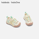 Bala Bala One children's shoes children's stable shoes boys and girls 2026 Xia Xin cushioning functional shoes white and green tone 00314 24 (foot length 14.3-14.7/inner length 15.7)