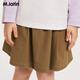 M.Latin Shopping mall same style M.Latin children's waist skirt 26 spring new style for girls contrasting color small bag breathable skirt khaki 120