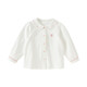DAVE&BELLA 2026 Spring New Pure Cotton Girls White Shirt Baby Girl Shirt Children's Long Sleeve Top Children's Bottoming Shirt White Ready in Stock 100 cm (recommended height 90-100cm)