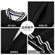 GENIOLAMODE Jacket Men's Spring Heavy Color Matching American Retro Teen Casual Simple Jacket Men's Black L