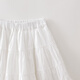 MARC&JANIE Marc Jenny pastoral girl girls pure cotton ruffle skirt 2026 spring new style 560167 off-white - lined 110 (recommended height 101-110cm)