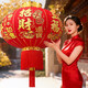 Xushansi 2026 New Year Red Lantern Lamp New Spring Festival New Year Hanging Decoration Rural Gate Pair Outdoor Balcony Decoration 60 Five Blessings (Buy One Get One Free) + Battery Sensitive Lamp