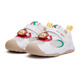 Carter Rabbit baby toddler shoes 2026 spring new kindergarten white shoes anti-kick and anti-collision breathable functional shoes white red 20 inner length about 13.0cm foot length about 11.5-12.1