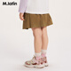 M.Latin Shopping mall same style M.Latin children's waist skirt 26 spring new style for girls contrasting color small bag breathable skirt khaki 120