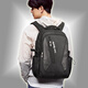 L&M Backpack Men's Backpack Business Casual Commuting Junior High School High School Bag College Student Computer Travel Travel Business Black With Mobile Phone Arm Bag + Watch + Pen Case