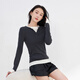 XIRAN 2025 Autumn and Winter New Fake Two-Piece Simple, Versatile, Slim, Slim and Temperament Commuting Sweater for Women, Gray, One Size