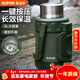 SUPOR Thermos Kettle 304 Stainless Steel Large Capacity Outdoor Travel Kettle Portable Thermos Bottle Sports Car Warm Kettle Olive Green 3L