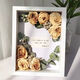 Chinese Valentine's Day gift hollow three-dimensional photo frame dried flowers preservation handmade creative diy picture frame eternal rose specimen table solid wood color + ribbon + glue + bottom paper + lanterns 10 inches suitable for 5-10 flowers