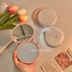 UCULED makeup mirror portable carry-on folding makeup mirror pink luminous mirror student home care white led folding mirror normal mirror rechargeable model