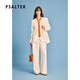 Psalm (PSALTER) Elite Loose PSALTER Psalm Collarless One-Button Blazer Women's 2026 Spring New Cream White S