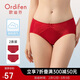 Oudifen women's underwear lace cotton seamless birth year briefs sweat-absorbent and breathable women's gift for girlfriend XK8A20