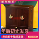 MATTE MAISA Covered Household Ins Covered Solid Wood Cosmetic Storage Box Dressing Table Large Capacity Exquisite Organizing Storage Box Flat Golden Flower Mirror Model