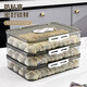 Xulin German dumpling freezing box, one box and one lid, food-grade refrigerator quick-frozen storage box, food-grade special dumpling box, transparent, two lids and two layers, about 80-100 pieces, 2 layers, 2 layers, sticker-free L-shaped - (10 meters + 10 corners)