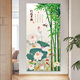 Dincmei Top Creation Beauty New Chinese Entrance Entrance Decoración Decoración Pintura Autoadhesivo Sala de estar Corredor Corredor Pegatinas de pared 3D Pintura de paisaje tridimensional 3d Pintura de paisaje 081. Bamboo Informe de seguridad Ancho de seguridad 30 cm-Altura 60 cm Pintura autoadhesiva [con pegamento en la parte posterior]