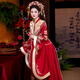 泰勒马丁秀禾服新中式2025新款中式婚纱结婚礼服新娘敬酒服大袖子中式嫁衣 HF025 2XL