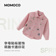 Mamie Maka (MOMOCO) children's shirt men's 26 spring fashionable children's shirt pink 110