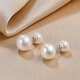 Queen of Pearls Freshwater Pearl Earrings Women's Earrings Temperament Sweet and Versatile Pearl Earrings Birthday Gifts for Women