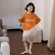SEVEN BOBI No. 7 Children's Warehouse Girl Ballet Style Mesh Cake Skirt Spring and Summer New Layered Three-dimensional Puffy Skirt Trendy Off-White Ready in Stock 120 cm