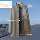 CARDANRO luxury brand high-end jacket men's 2026 autumn and winter new style young and middle-aged removable lining sheep wool windbreaker dark khaki color 3XL 190 175-185Jin Jin equals 0.5 kg