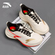 ANTA children's sports shoes for men and older children 2026 spring and autumn new dense mesh breathable shock-absorbing buckle one-leg running shoes ivory white/fire red/metallic gold 33 foot length 20.5cm