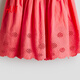 H&M2026 Spring New Children's Clothing Children's Girls Hollow Embroidered Cotton Dress 1339465 Raspberry Red 110 110/56 (2-4Y)