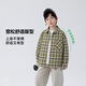 Yoyo Fairy Tale Spring and Autumn Children's Plaid Shirt Long Sleeve Pure Cotton Comfortable 2026 Boys British Style Tops Medium and Large Children's Shirts