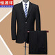 Hengyuanxiang high-end men's suit wool spring and autumn middle-aged business formal casual suit men's dress coat non-ironing Navy blue - no split - two buttons 175/L size recommended 140-160 Jin Jin equals 0.5 kg