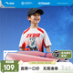 Anta children's T-shirt boys' wear Ultraman famous short T26 summer high elastic single guide quick dry cycling short sleeve pure white-1 110 cm/child