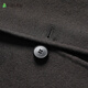 Shanshan Traje de lana a doble cara Traje de lana para hombres Single Slim Warm Wool Coat Men's Suit Top Black 175