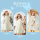 ASK JUNIOR children's skirt summer middle and large children's sweet fungus lace off-shoulder suspender dress girl princess skirt cake skirt