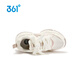 361 Shopping Mall Same Style Millennium Children's Shoes Girls' Sports Shoes 2026 Spring New Big Children's Non-Slip Comfortable Casual Shoes Feather White/Mushroom Pink Size 33