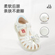 Terranis Meta Princess Sandals 2026 Summer New Girls Crystal Shoes Soft Soled Little Girls Fashionable Shoes Pearl White 24 Suitable for Feet Length 15.0cm