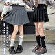 Ultraman girls skirt pleated skirt autumn 2026 new children's college style JK skirt versatile spring and autumn girl skirt black (anti-exposure) 120 cm