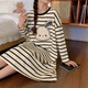 Palando 24 Herbst neues Produkt Spring- und Herbst-Langarm-Nachthemd für Frauen Herbst-Pyjamas Sommer-Heimkleidung Großgröße Student Kleid 08M16863 m