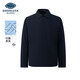 Deshasha Men's Short Lapel Executive Jacket 2026 Spring New Casual Thin Top Jacket Men Navy L