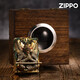 ZIPPO Lighter Black Myth Fighting and Victory over Buddha Wukong Luminous Turntable Heavy Armor Birthday Gift for Boyfriend Valentine's Day Gift Fighting and Victory over Buddha-Bronze