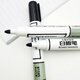 Standard européen (Mate-Ist) Facilement facilement forgé de tableau blanc stylo à base d'eau à base de conférence 10 pack B1585 noir
